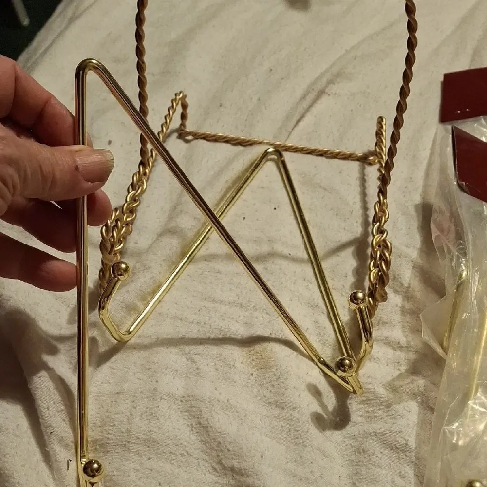 Gold and Silver Wall Hooks Minimalist Design